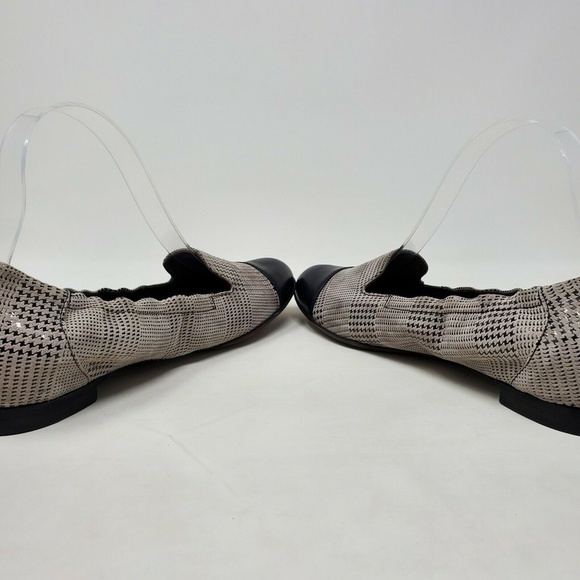 AGL ATTILIO GIUSTI LEOMBRUNI LEATHER CAP FLATS 8 - Picture 6 of 11